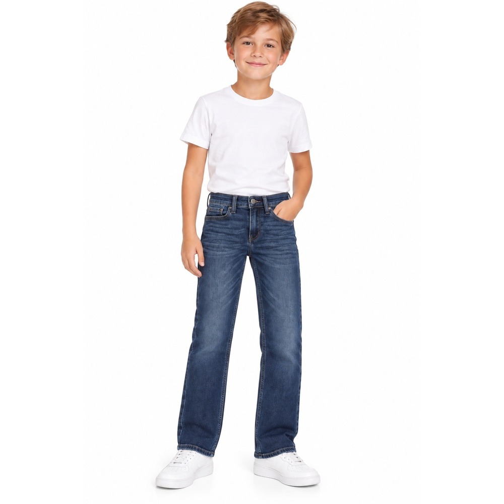 Abercrombie Kids Straight Slim Jeans Dark Wash Denim Size 9/10 Boys Girls